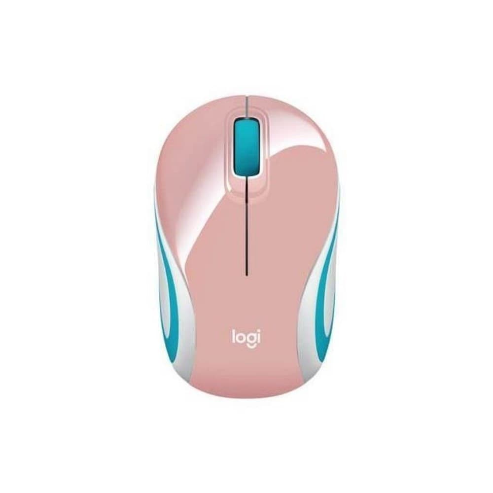MINI MOUSE Logitech Inalámbrico Receptor USB Compatible Win-Mac Ultra Portable Garantía 3Años-Blossom-ROSADO, vista 1
