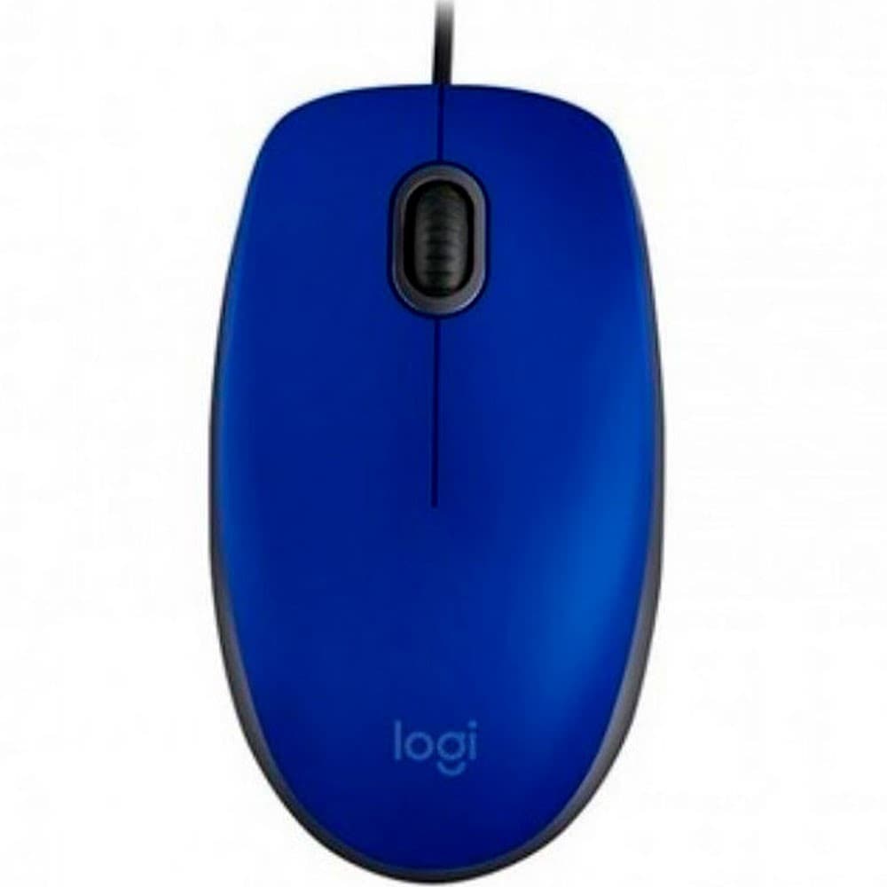 MOUSE M110 Logitech Alámbrico USB En Blíster Compatible Win-Mac Clic Silencioso Garantía 3Años-AZUL, vista 1