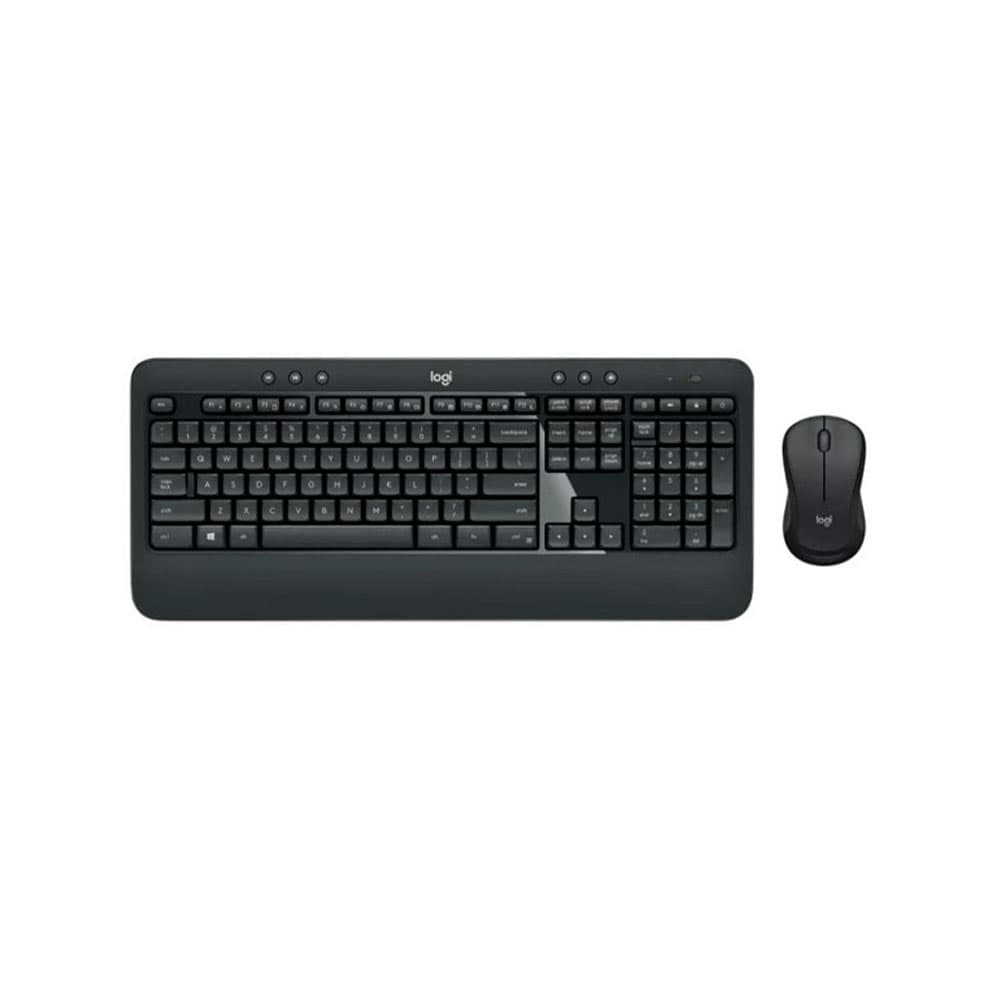 COMBO TECLADO/MOUSE MK540 Logitech Español Inalámbrico Receptor USB Compatible Win-Unifying Antiderrames Letras No Se Borran Garantía 1Año-NEGRO, vista 1