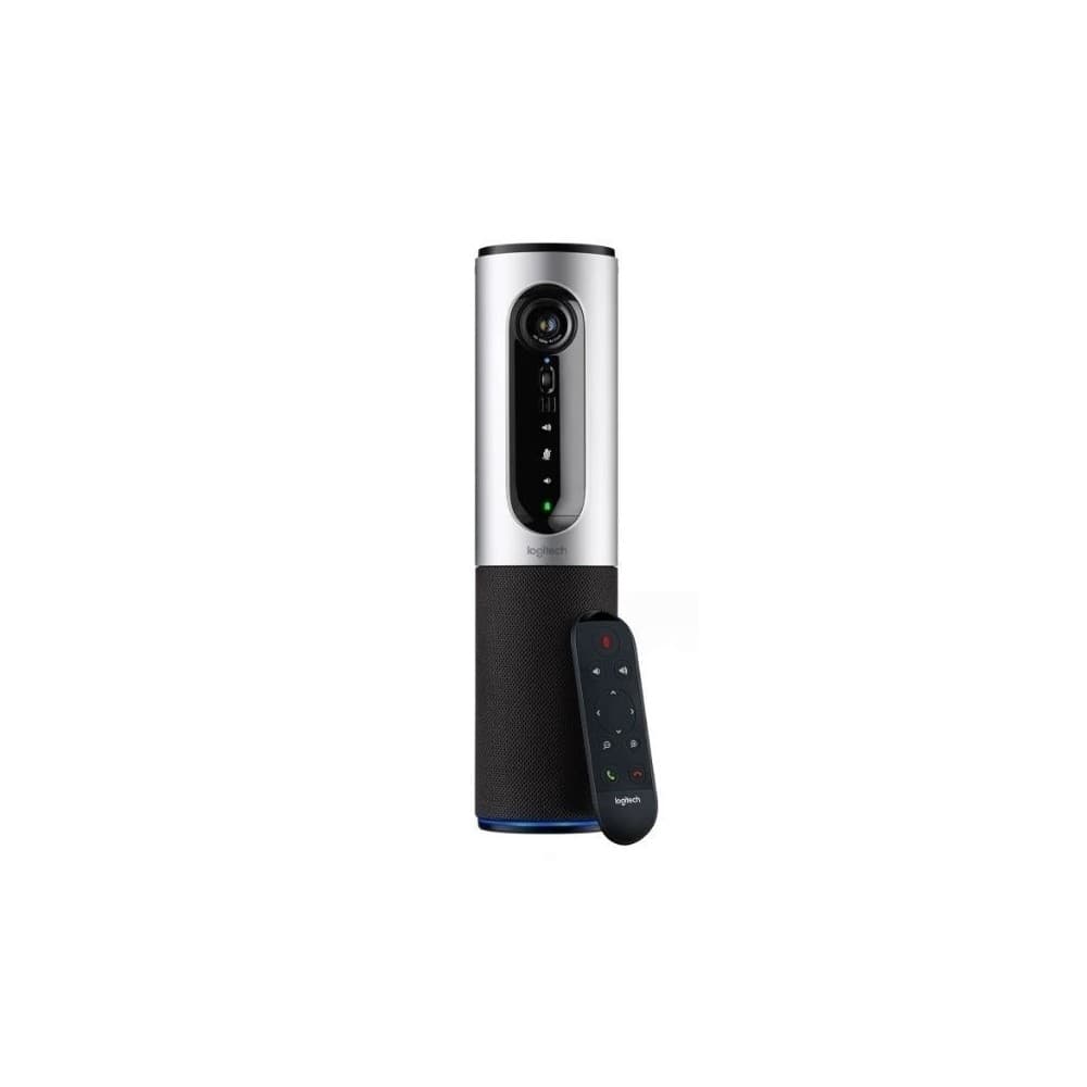 CAMARA CONFERENCECAM CONNECTIC Logitech Corporativo Full HD 1080 Zoom 4X USB Compatible Win-Mac Control Diseño Compacto Portable Garantía 2Años-SILVER-NEGRO, vista 1