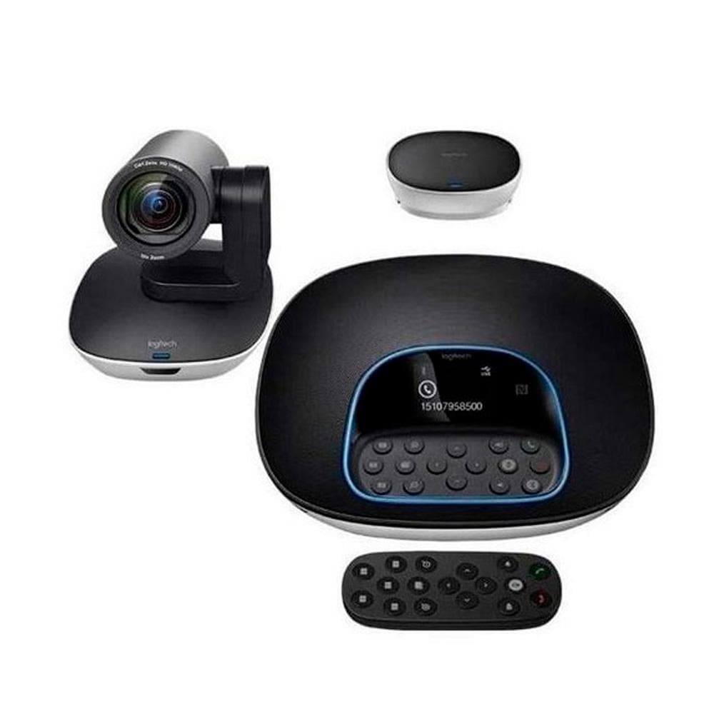 CAMARA CONFERENCE GROUP Logitech Corporativo 1080 HD y Zoom 10X Compatible Win-Mac Tecnología RightSense Control Garantía 2Años-NEGRO, vista 1