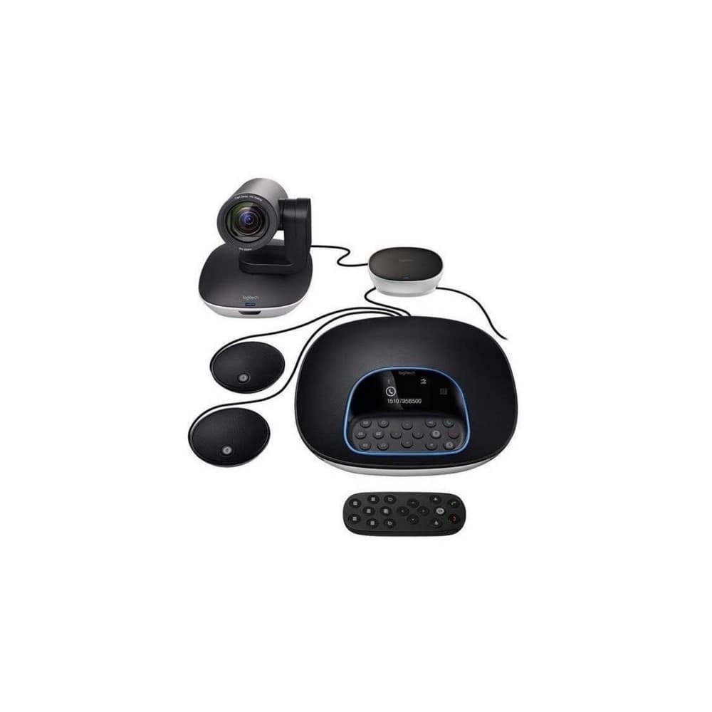 CAMARA CONFERENCE GROUP CON MICROFONOX2 Logitech Corporativo 1080 HD y Zoom 10X Compatible Win-Mac Tecnología RightSense Control Garantía 2Años-NEGRO, vista 1