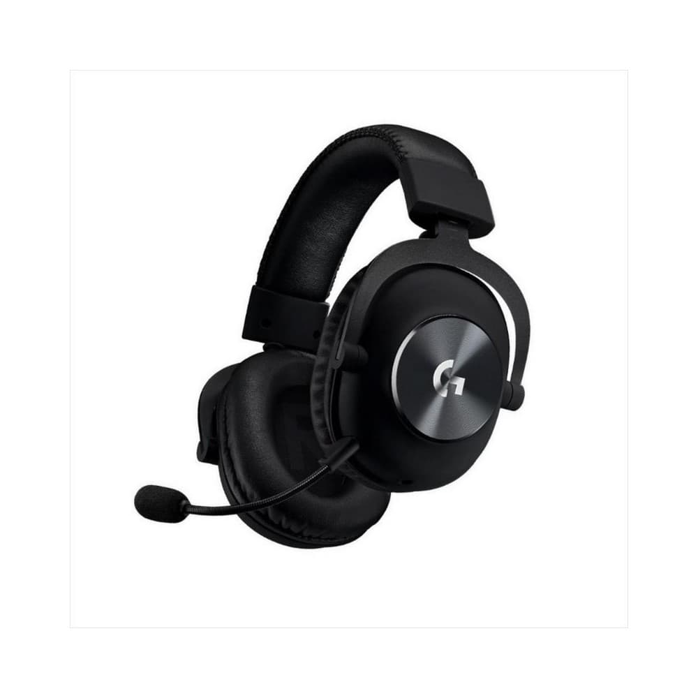 DIADEMA PRO X Logitech Gaming Alámbrico Plug3.5mm/USB Multiplataforma Sonido Digital Micrófono Extraíble Cable 2Metros Transductores PRO-G Aislamiento de Ruido Garantía 2Años-NEGRO, vista 1