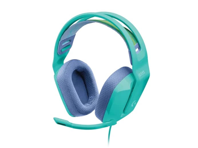 DIADEMA GAMING G335 Plug 3.5mm Menta, vista 1