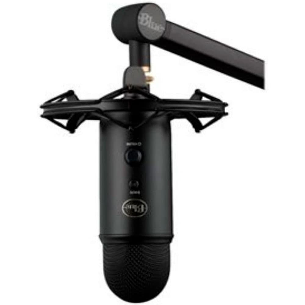 Microfono logitech tipo streaming profesional Yeticaster Negro, vista 1