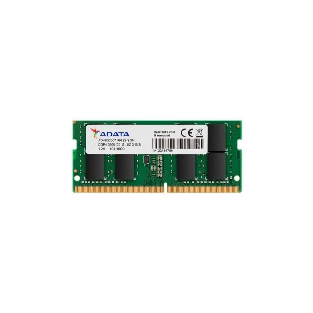 MEMORIA ADATA  RAM PORTATIL DDR4 8GB BUS 3200, vista 1