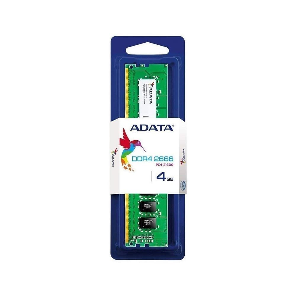 ADATA  MEMORIA RAM PC DDR4 4GB BUS 2666, vista 1