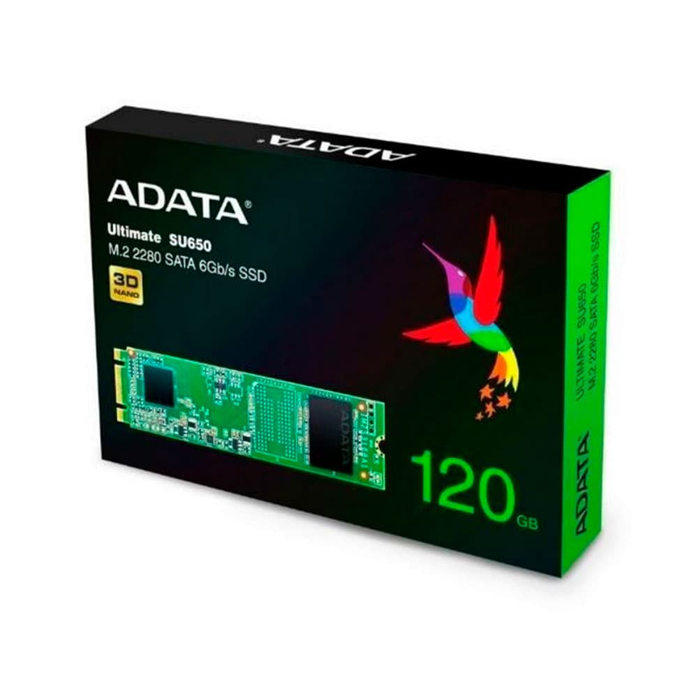 MEMORIA ADATA SSD SATA M.2 MODELO SU650NS38 120GB, vista 1