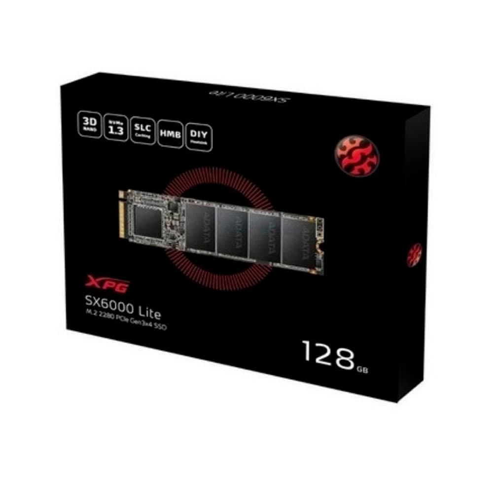 ADATA SSD SATA M.2 PCIE MODELO SX6000LNP 128GB, vista 1
