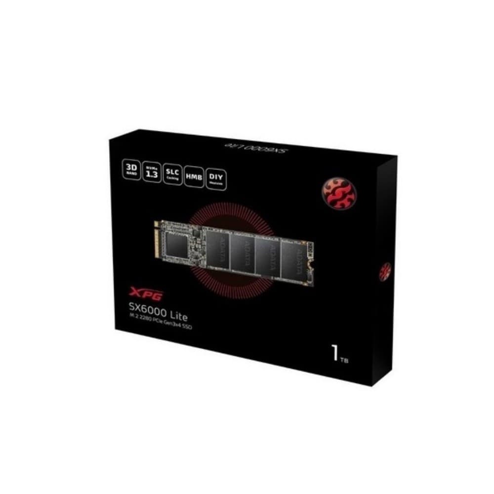 ADATA SSD SATA M.2 PCIE MODELO SX6000LNP 1TB, vista 1
