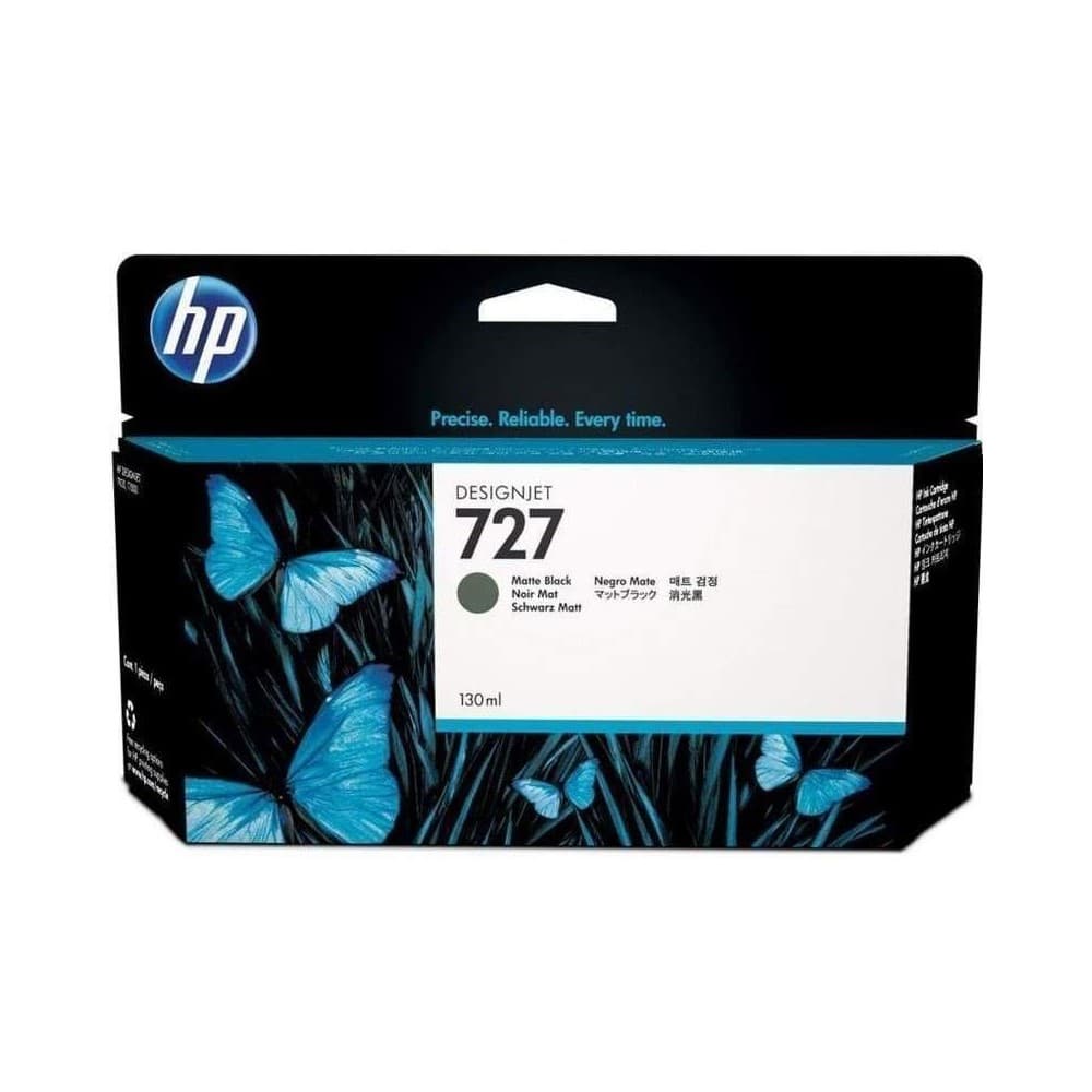 Cartucho de tinta HP 727 DesignJet negro mate de 130 ml, vista 1