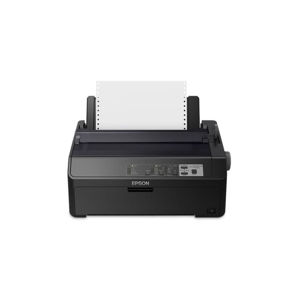 Impresora Epson Matriz de Punto FX-890II N (UPS) Network ; 9pines, 80  Columnas, velocidad 738cps (12cpi), Puerto Ethernet, USB, Paralelo, Serial, vista 1