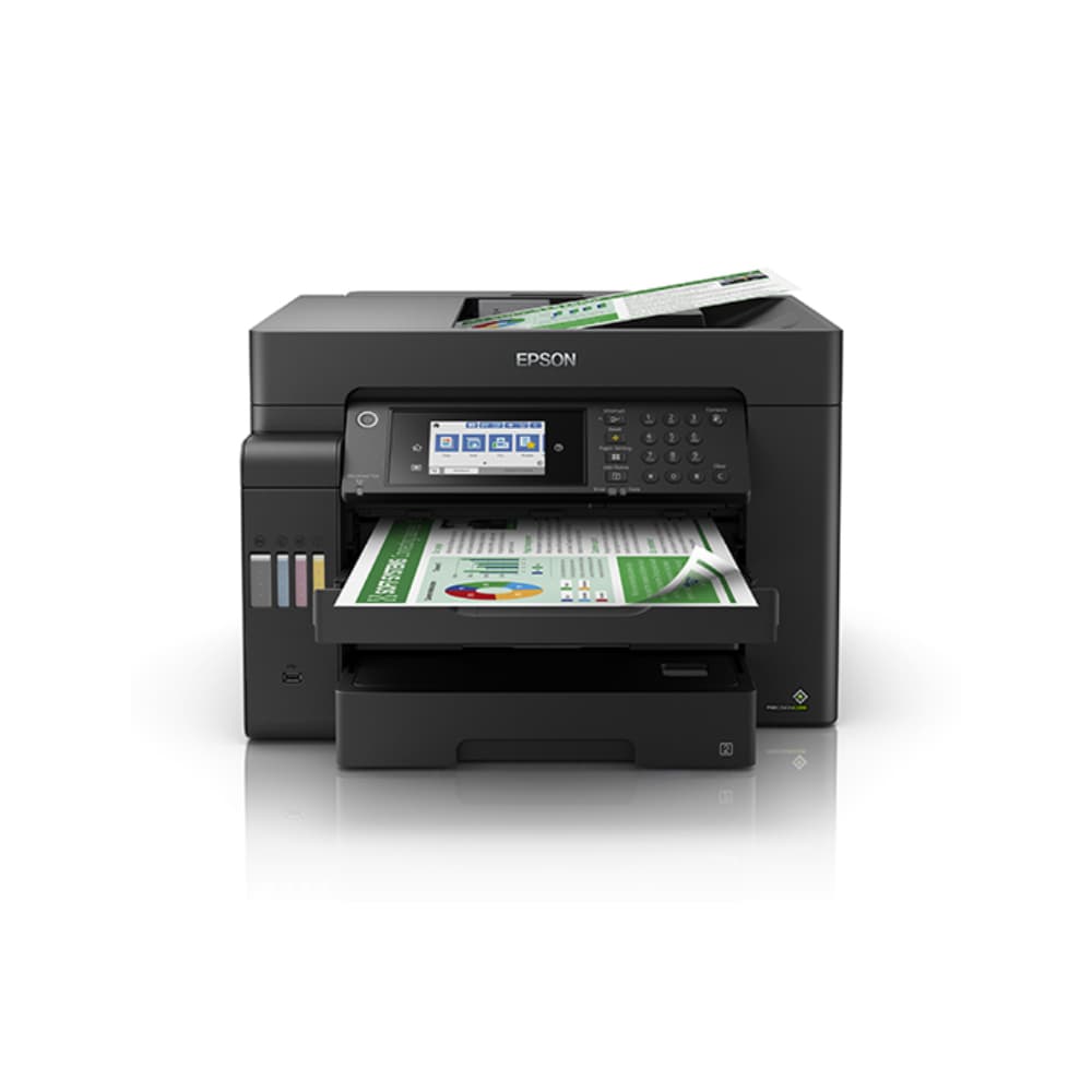 Impresora multifuncional tabloide Epson ecotank L15150, vista 1