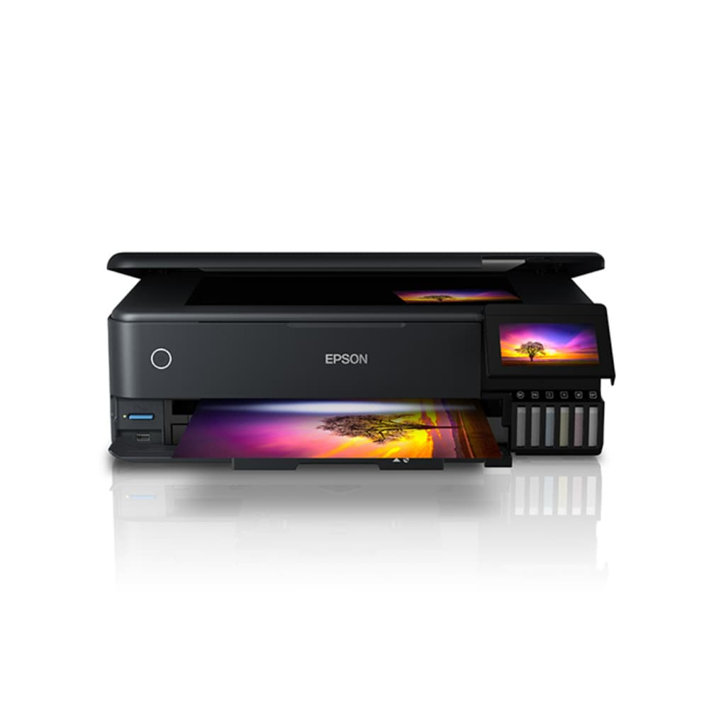 Impresora multifuncional epson tabloide fotografica ecotank L8180, vista 1