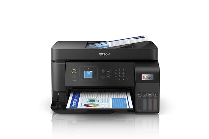 Impresora multifuncional epson ecotank L5590, vista 1
