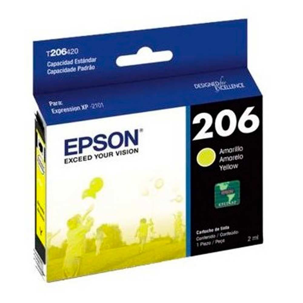Cartucho Epson T206420-AL amarillo Ink Cartridge-Xpression XP-2104, vista 1
