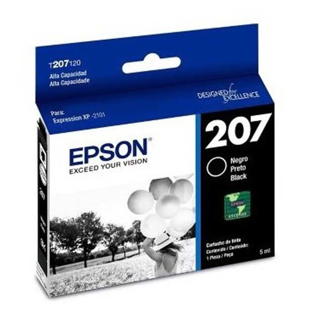 Cartucho Epson T207120 - Black Ink Cartridg - Xpression XP-2101, vista 1