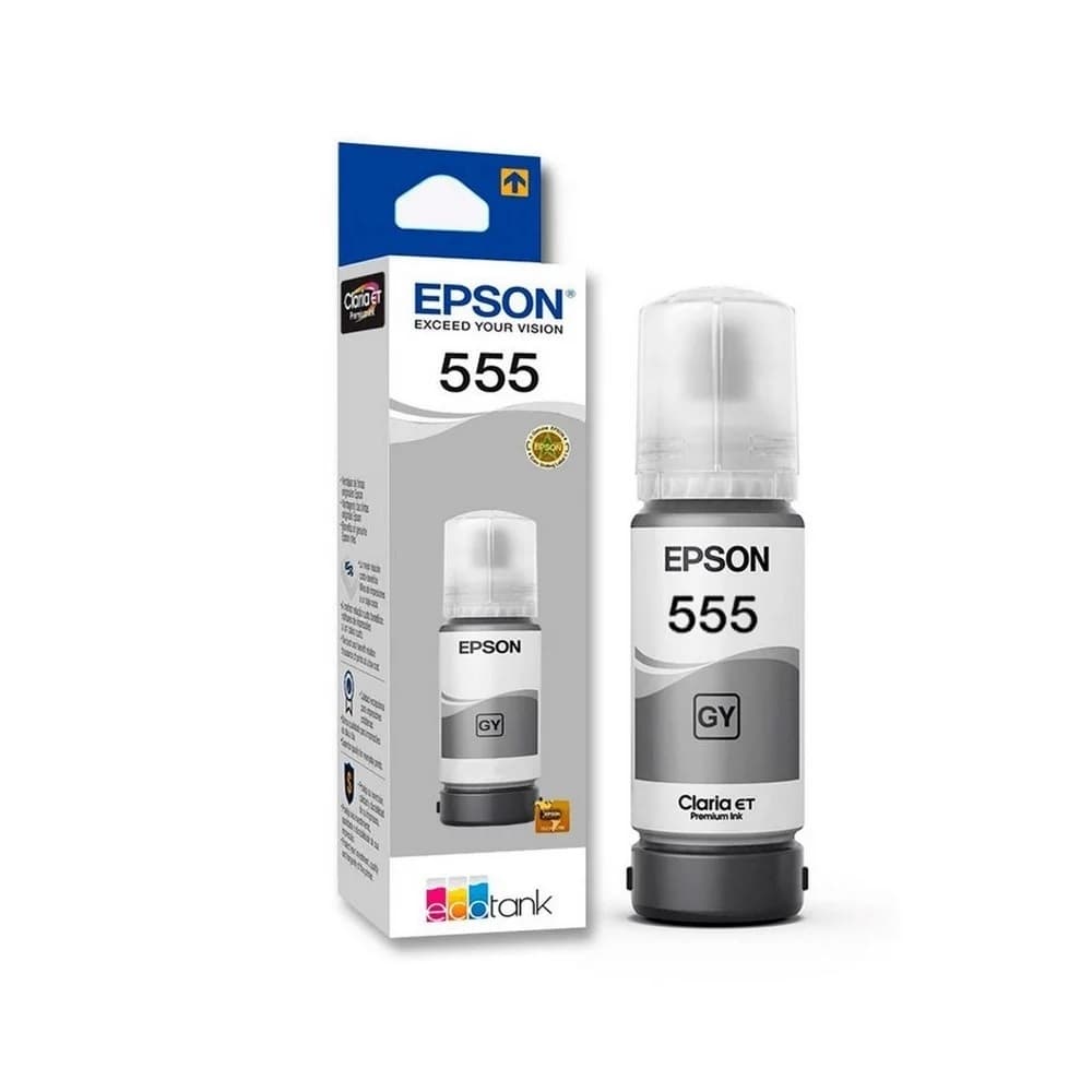 Botella Epson T555520-AL Gris, 70 ml L8180 (Solo se utiliza para impresión de Fotografia), vista 1