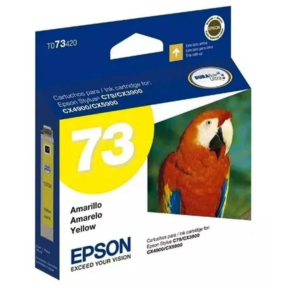 Cartucho Epson T073420-AL - Stylus Yellow C79/ Cx3900 / Cx4900 / Cx5900 / Cx6900F / Cx7300 / Cx8300 / (250 paginas), vista 1
