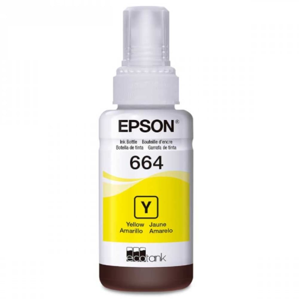 Botella Epson T664420 - Yellow IMPRESORA EPSON L200/210/350/355/555 (7.500 paginas), vista 1