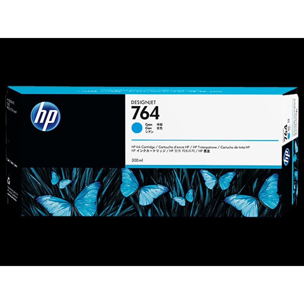 Cartucho de tinta DesignJet HP 764 de 300 ml cian, vista 1