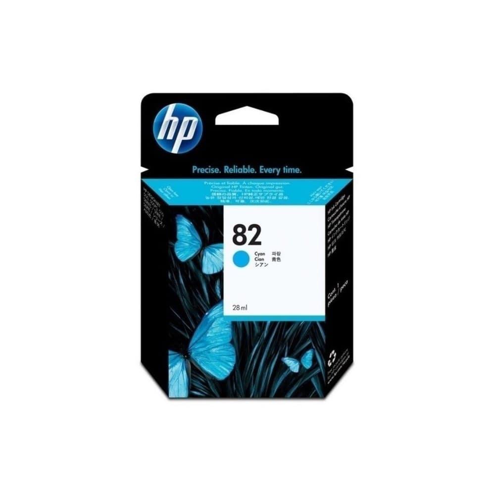 Cartucho de tinta HP 82 DesignJet cian de 69 ml, vista 1