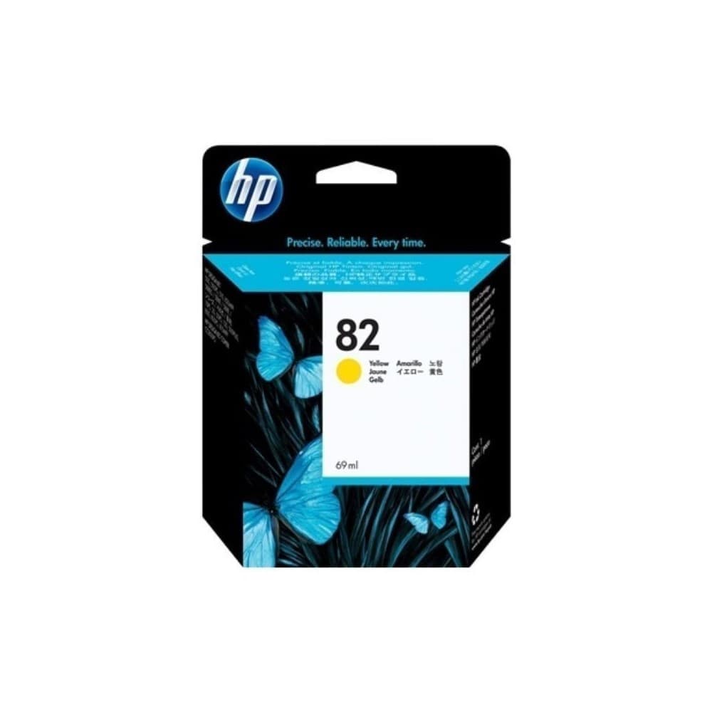 Cartucho de tinta HP 82 DesignJet amarillo de 69 ml, vista 1