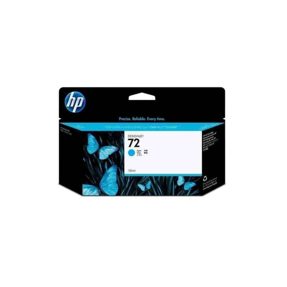 Cartucho de tinta DesignJet HP 72 de 130 ml cian, vista 1