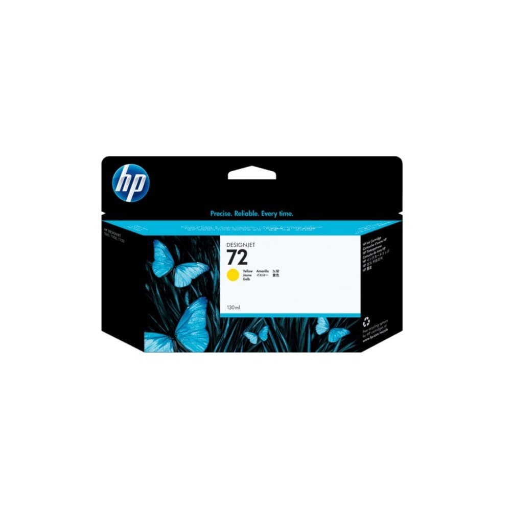 Cartucho de tinta DesignJet HP 72 de 130 ml amarillo, vista 1