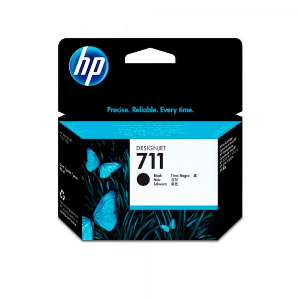Cartucho de tinta DesignJet HP 711 de 38 ml negro, vista 1