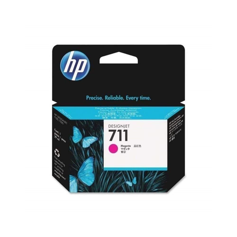 Cartucho de tinta DesignJet HP 711 de 29 ml magenta, vista 1