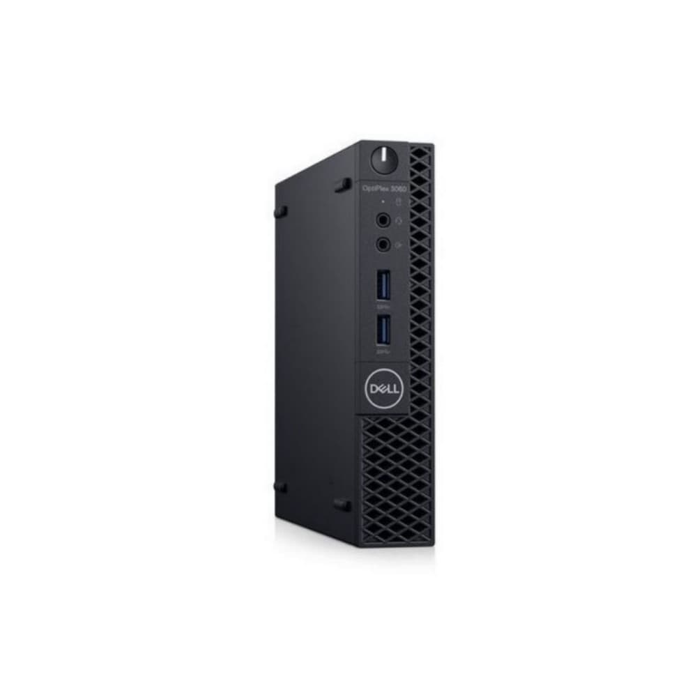 PC Dell OptiPlex 3080 MFF, Intel Core i3-10100 de décima generación (4 núcleos, caché de 6 M, 3,6 GHz a 4,3 GHz), Memoria DDR4 no ECC de 4GB, 1X4GB, 2.5 Disco duro de 500 GB a 7200 rpm, Windows 10 Pro 64bit Inglés, francés, español, Sin tarjeta LAN inalámbrica, 3 años de servicio de hardware con OnSite, vista 1