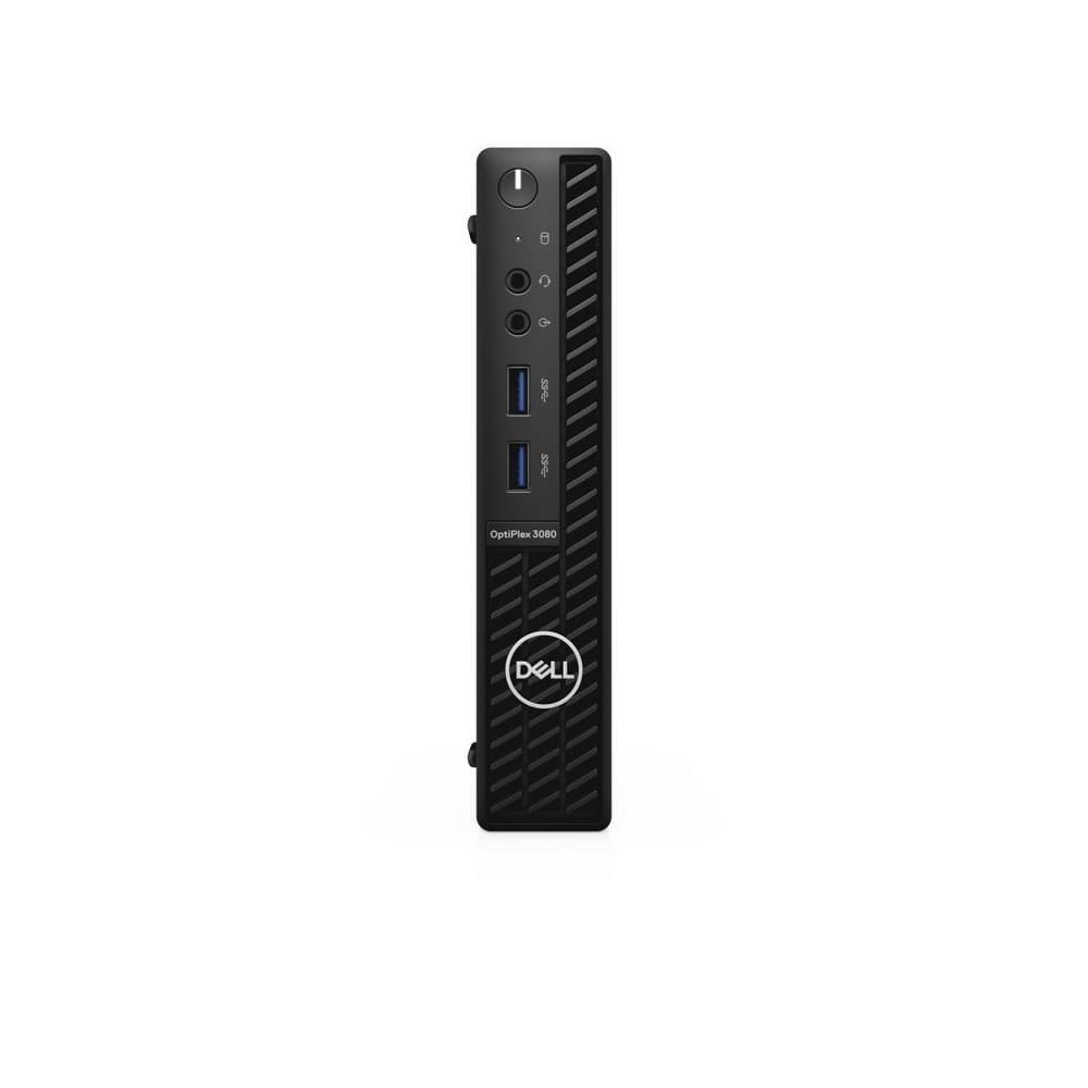 PC Dell OptiPlex 3080 MFF Intel® Core i5-10500T, Memoria DDR4 no ECC de 8GB, 1X8GB, Disco duro de 2,5 1 TB a 7200 rpm, Windows 10 Pro 64bit Inglés, francés, español, Sin tarjeta LAN inalámbrica, 3 años de servicio de hardware con OnSite, vista 1
