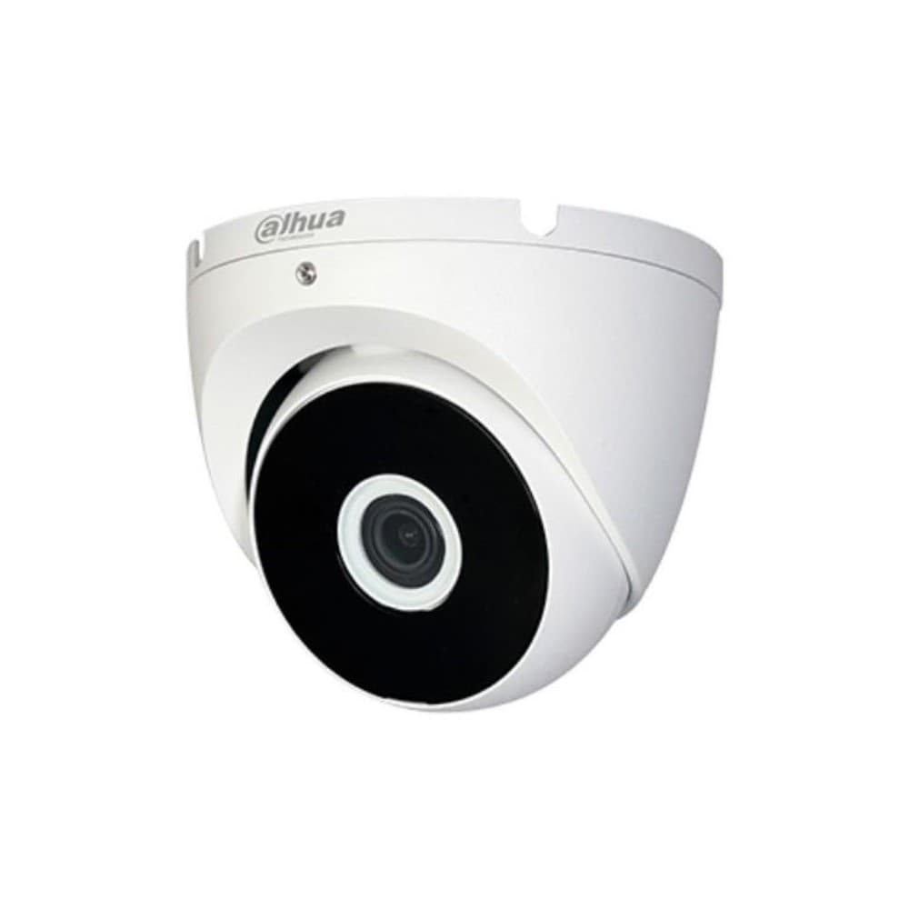 Camara Dahua Domo, 2MP, Lente fijo 2,8mm, 4en1 (CVI/TVI/AHD/CVBS), DWDR, Smart IR20m, Metalica, 12VDC., vista 1