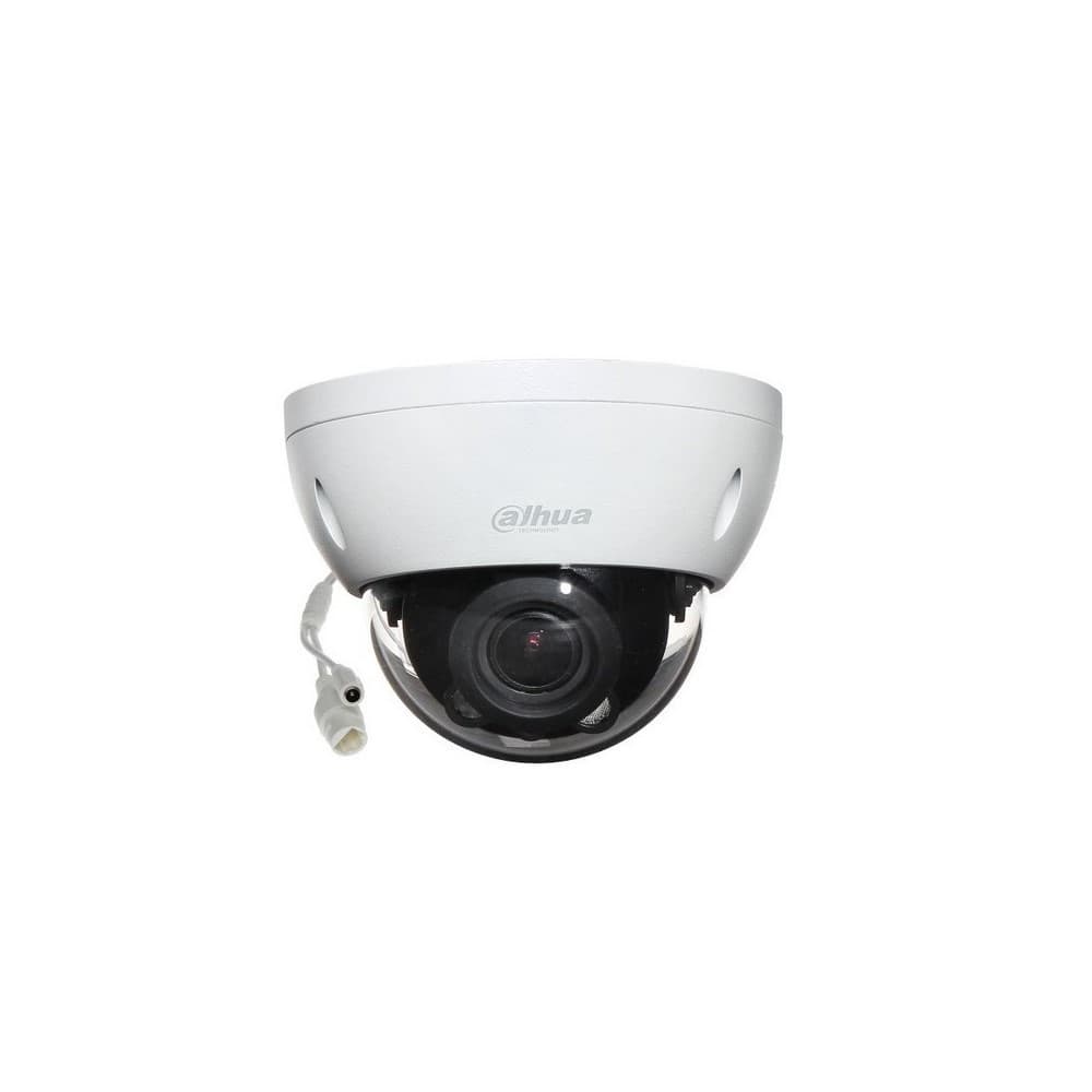 Camara Dahua Domo IP, 2MP, Lente Motorizado 2.7mm–13.5mm, H264/H265, WDR, IR40m, Tarjeta SD maximo 256GB, IP67 / IK10, 12VDC / POE., vista 1