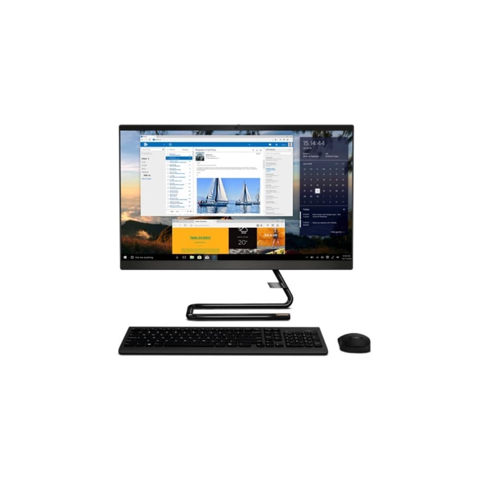 Todo en uno Lenovo IC A340-24IGM Intel Pentium J5040 23,8" Pulgadas Estado Solido 256GB Memoria 4GB Windows 11 Color Negro, vista 1