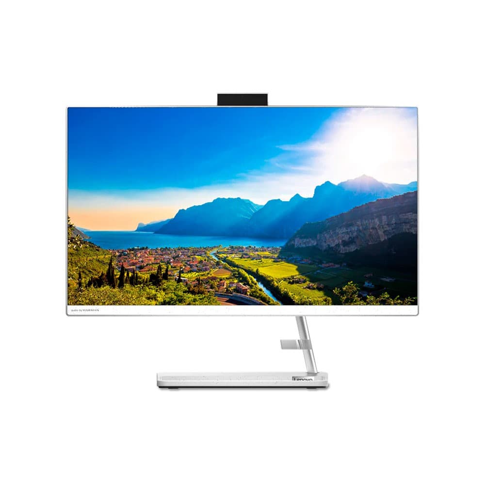 Todo en uno Lenovo IC 3 24ALC6 AMD Ryzen 5 7530U 23,8" Pulgadas FHD Memoria 8GB Estado Solido 512GB Windows 11 Home Blanco, vista 1