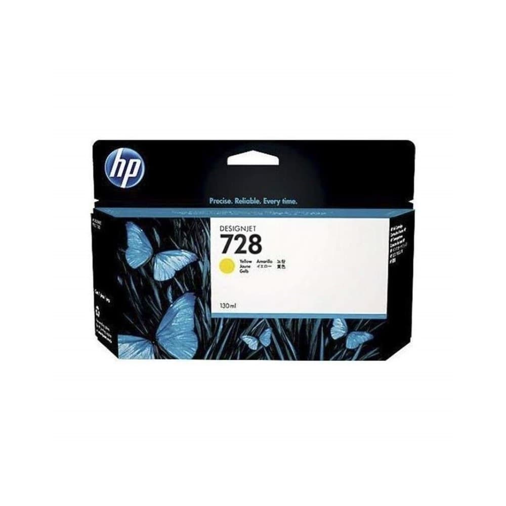 Cartucho de tinta HP DesignJet 728 amarillo de 130 ml, vista 1
