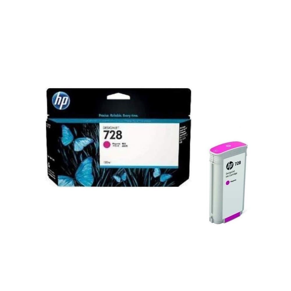 Tinta HP 728  130 ML Magenta para Designjet T830mfp, vista 1