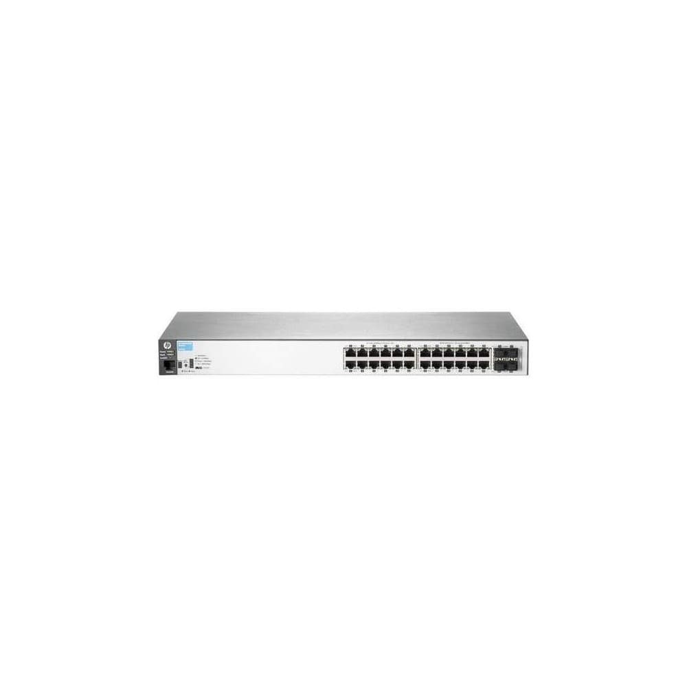 Switch HPN 2530-24G capa2 administrable 24 101001000 4 SFP Combo apilable cluster no PoE, vista 1