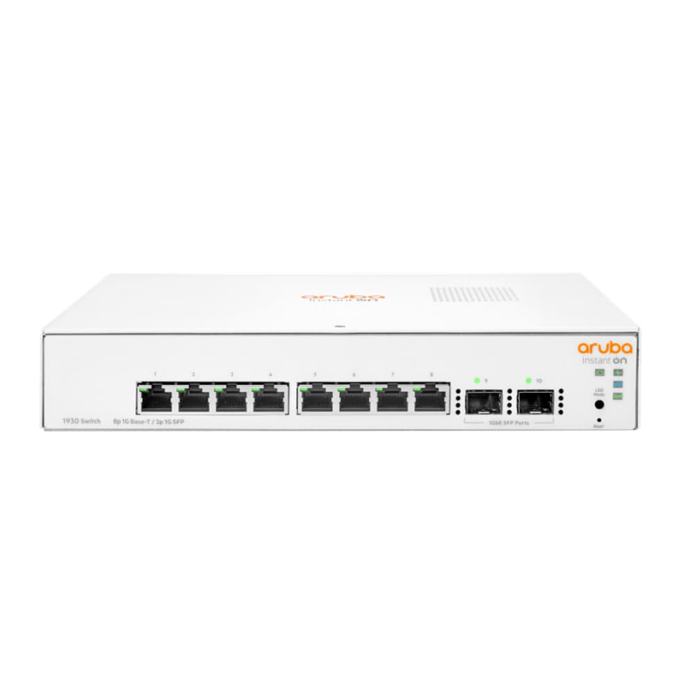 Switches Aruba IOn 1930 8G 2SFP Switch, vista 1