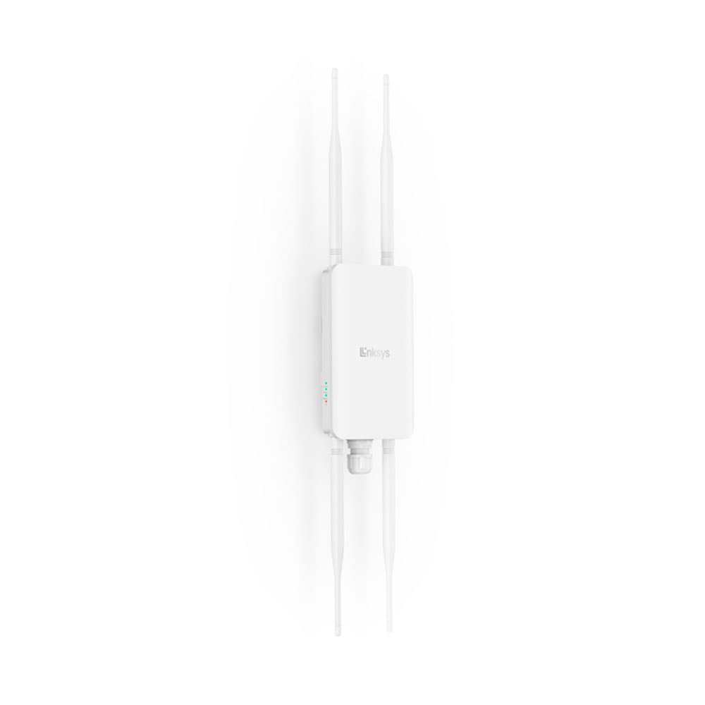 Access Point Linksys LAPAC1300CE, Doble banda MU-MIMO 802.11AC Wave 2 (2,4 GHz + 5 GHz).1 puerto Gigabit Ethernet de enlace de subida., 802.3af PoE y del 802.3at PoE+., Cuatro (4) antenas extraíbles (tipo SMA, Certificación IP67 para uso en exteriores, Gestión limitada en la nube de por vida, garantía 5 años, vista 1