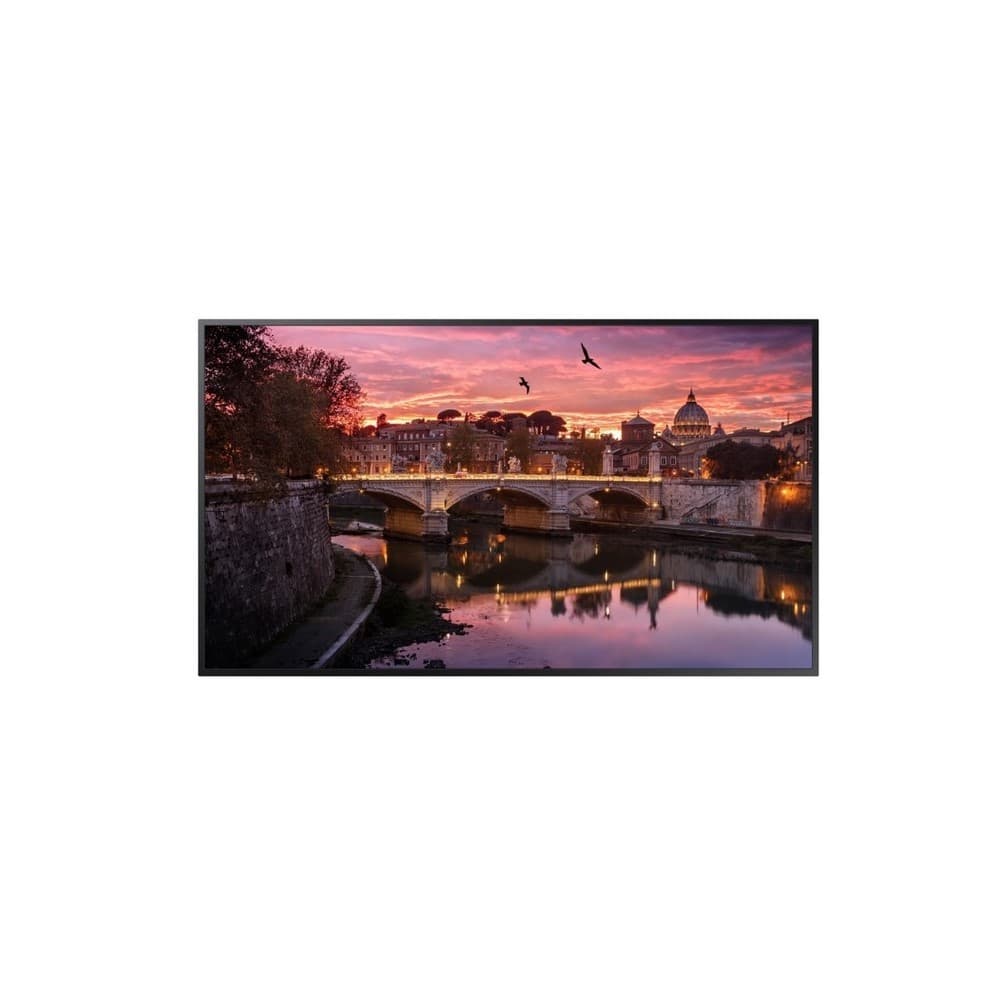 Samsung Monitor Industria QM50R-B Tamaño: 50, Resolución 3840X2160 (16:9) 4K UHD, Brillo 500nit,Certificación contra polvo IP5X,Contraste: 4000:1,uso 24 horas/día, altavoces 10Wx2 ,Garantía:  3 años, vista 1