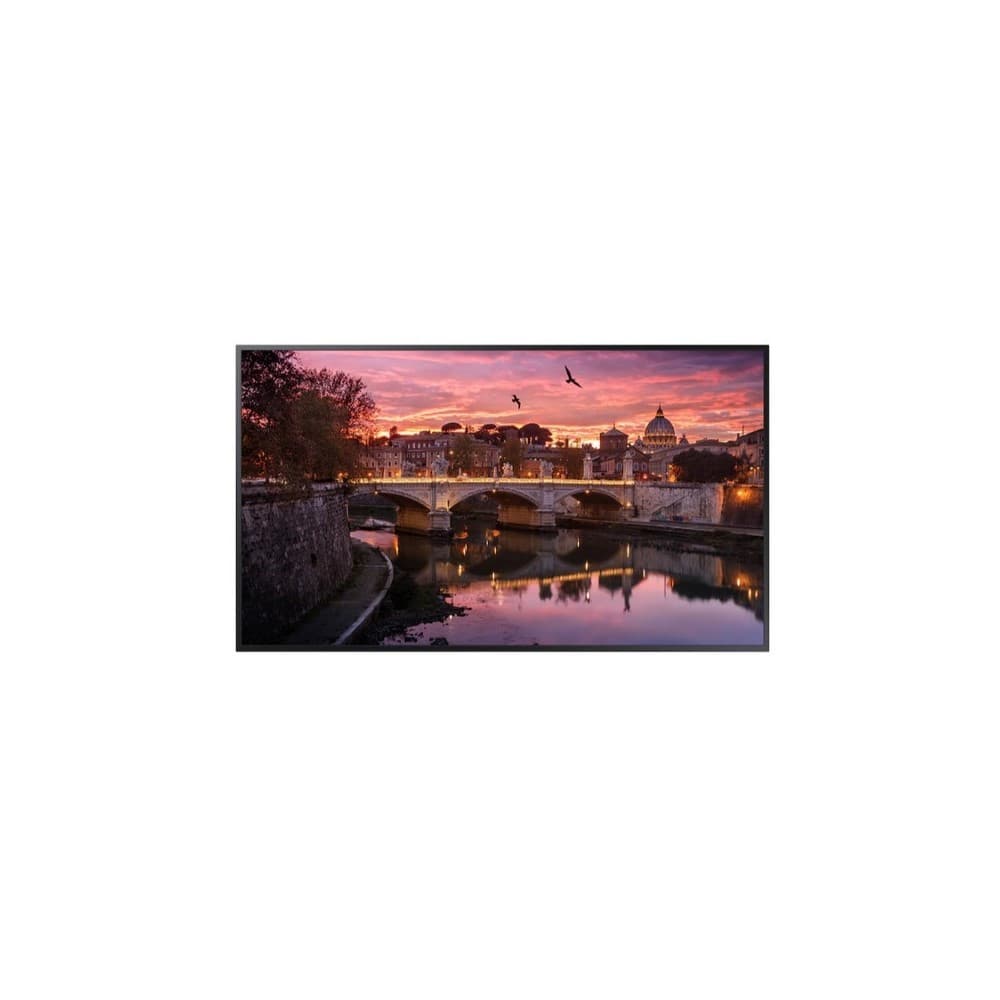 Samsung Monitor Industrial QB55R-B,Tamaño: 55, Resolución 3840X2160 (16:9) 4K UHD, Brillo 350 nit,Certificación contra polvo IP5X, Contraste: 4000:1, Características: uso 16 horas/día, Garantía:  3 años, vista 1