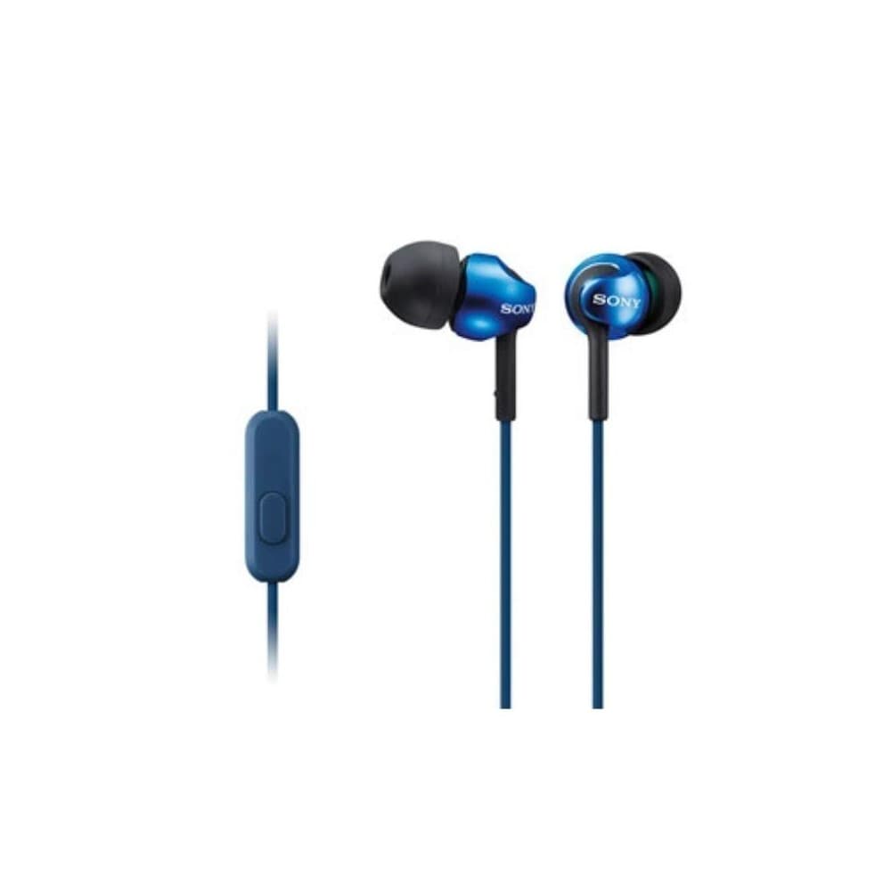 Audífonos internos Sony MDR-EX110AP color Azul, vista 1