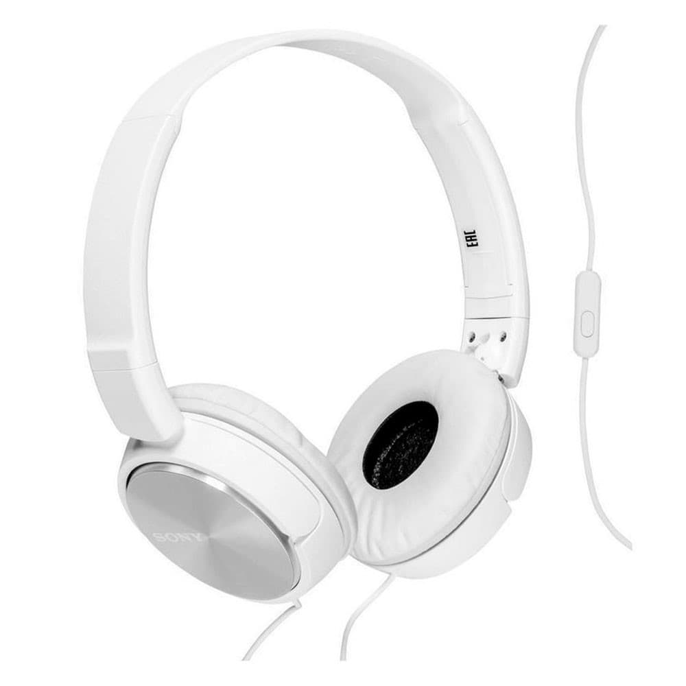 Diadema Sony Blanco diseño plegable, vista 1