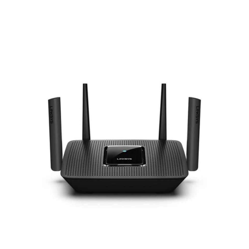 Router Mesh MR8300 router WiFi mesh tribanda AC2200 MU-MIMO Max-Stream 400+867+867 Mbps,  (5 GHz + 5 GHz + 2,4 GHz),Puerto USB 3.0,4 antenas ajustables + 6 amplificadores de alta potencia,Tecnología Beamforming avanzada,1 puerto WAN Gigabit,4 puertos LAN Gigabit,1 puerto USB 3.0,procesador 716 Mhz con núcleo Quad,memoria RAM: 512MB, flash: 256 MB, vista 1