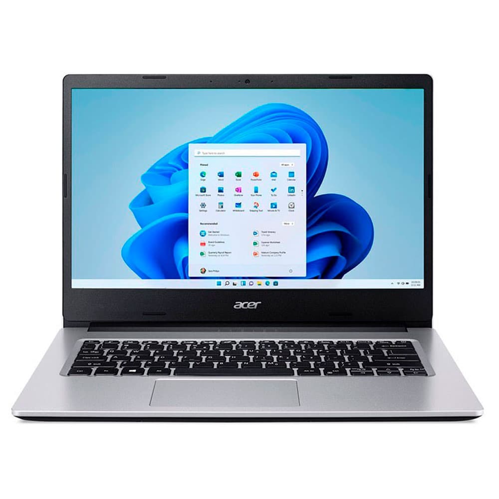 Portatil Acer A314-22-R58U HD R3 3250U 14" 4GB/256SSD/Linux Eshell color Silver, vista 1