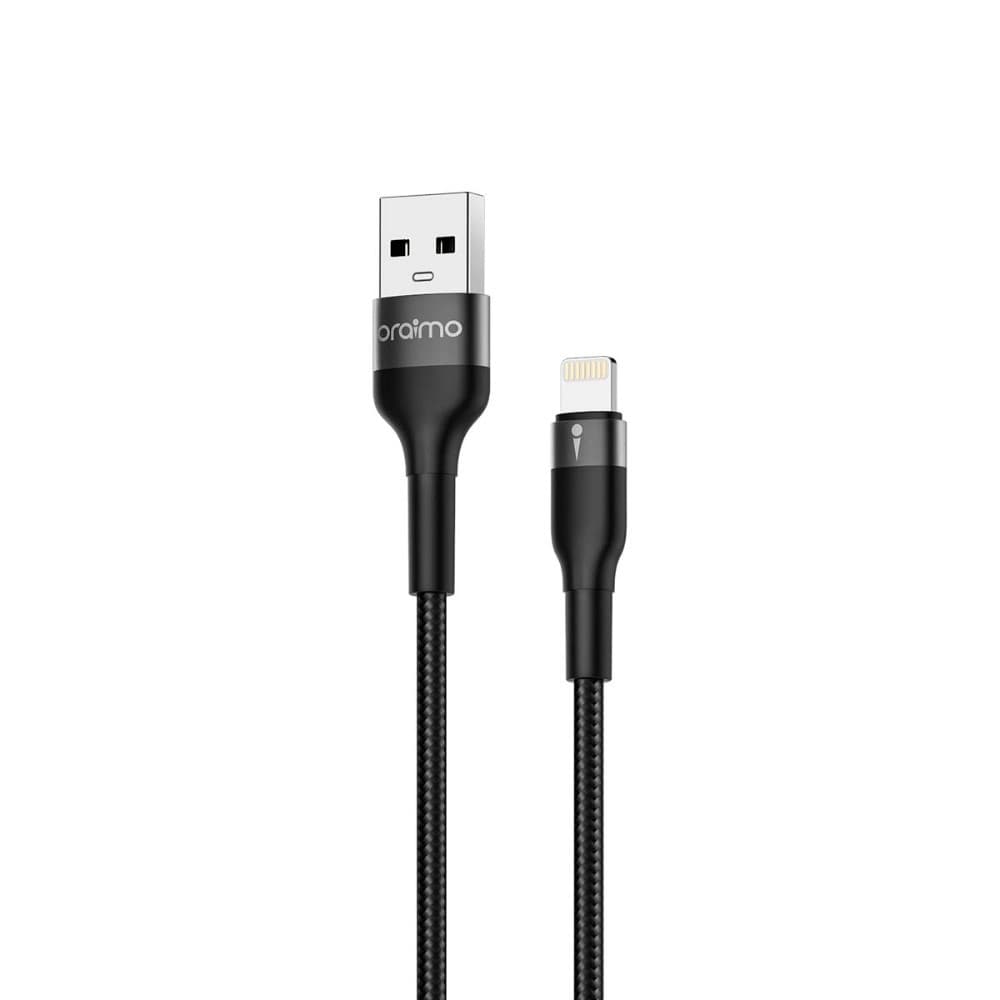 CABLE CARGADOR Y DATOS LIGHTNING NYLON CARGA RÁPIDA ORAIMO, vista 1