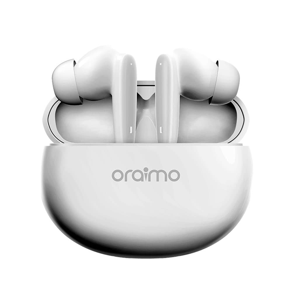 4895180775741 TWS Earphone oraimo OEB-E02D White LAT, vista 1